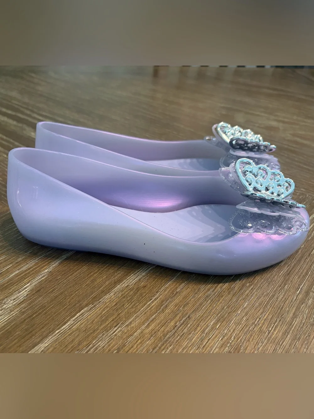 Mini Melissa Sweet Love Fly in Pearly Lilac